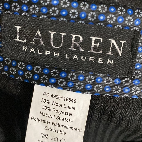 Ralph Lauren Men's Dark Blue Dress Pants wool office event casual luxury soft - Picture 10 of 11
